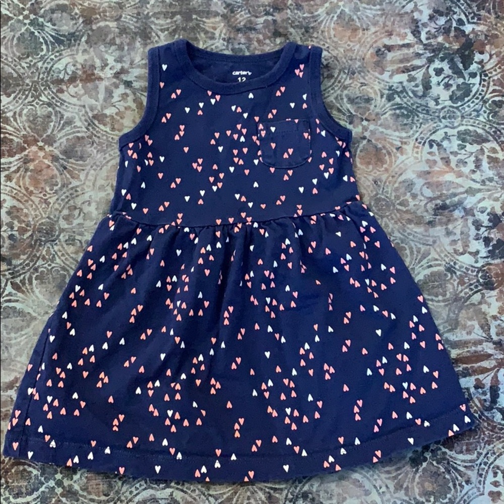 Baby girl heart dress size 12mo